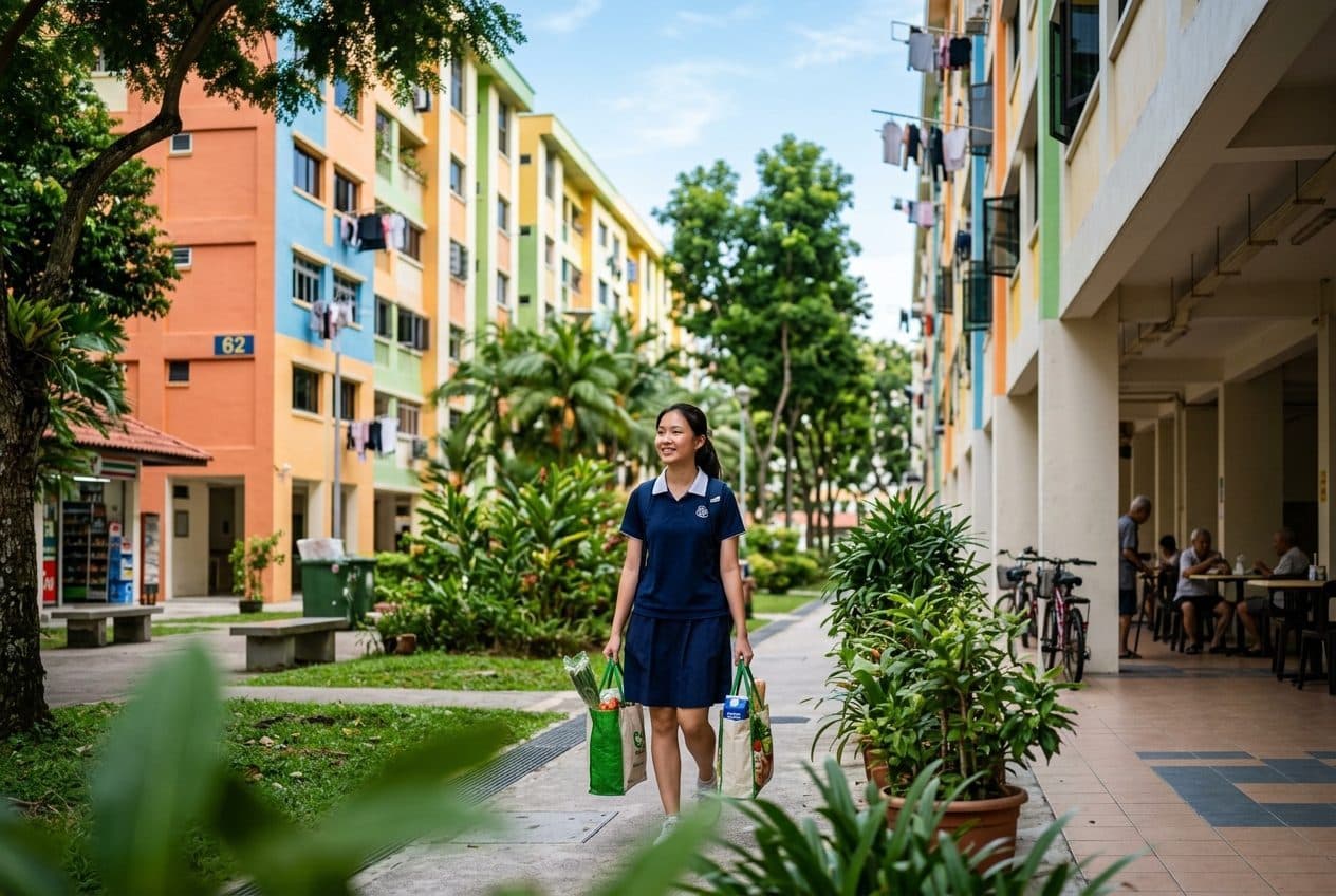 Cover image for A Student's Guide to Singapore Neighbourhoods and Where