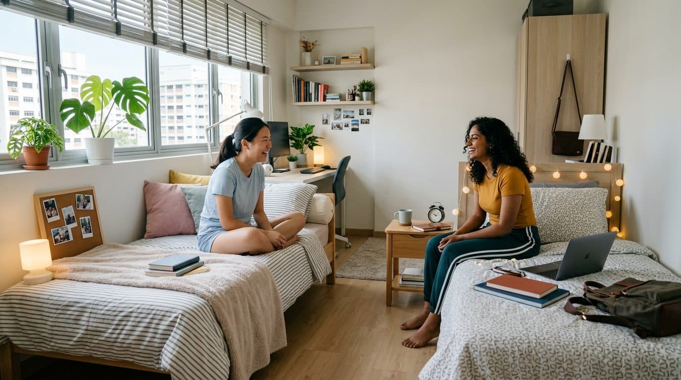 Cover image for Roommate Tips for International Students Living in Singapore