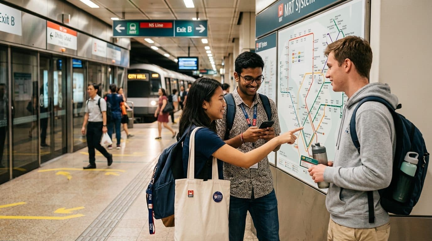Cover image for Singapore MRT Guide: Mastering Public Transport for Students